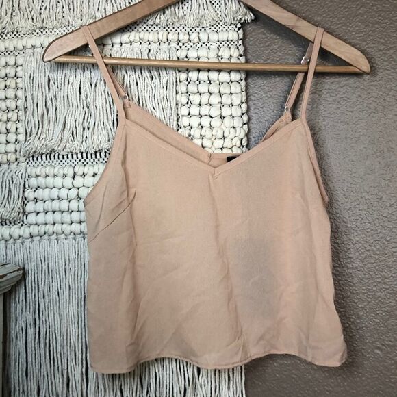 en saison Tan Nude Cropped Camisole (small) - Picture 1 of 6